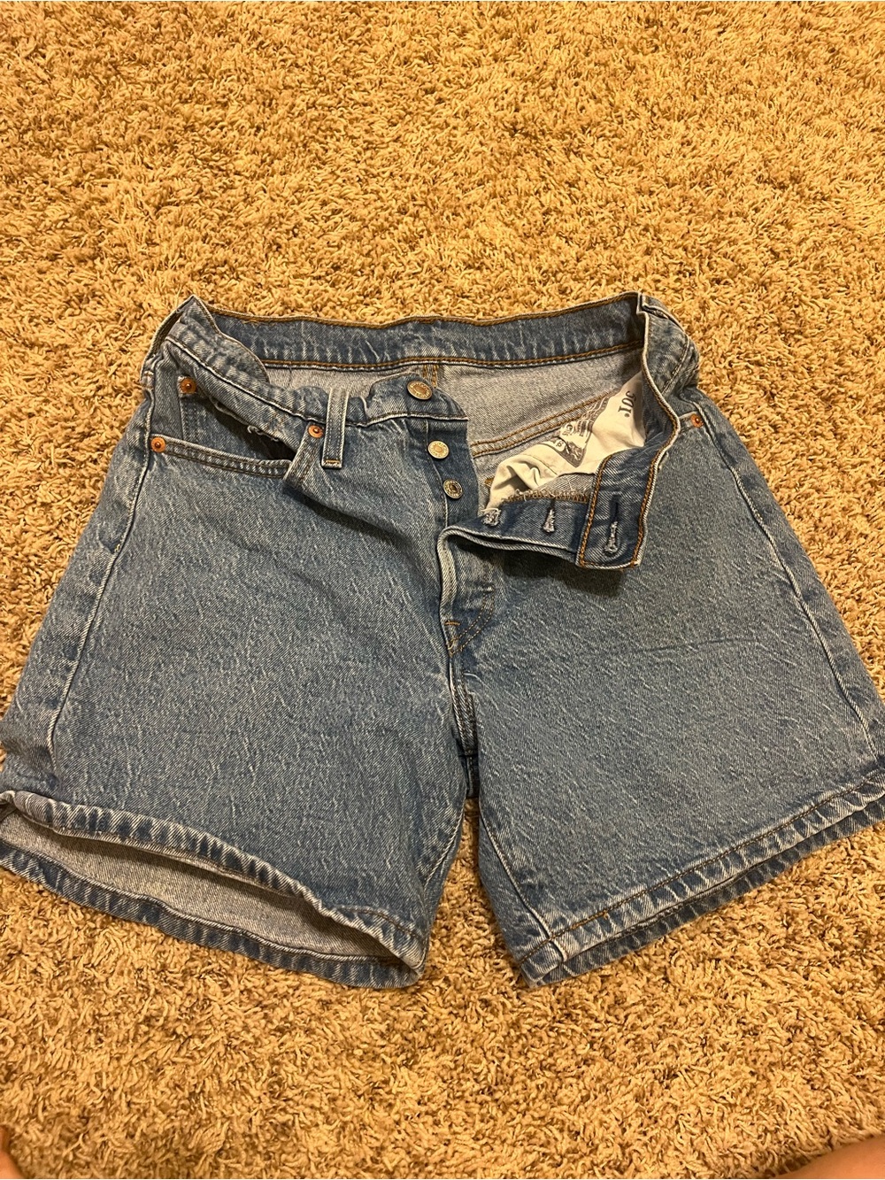 Classic Women's Blue Denim Shorts